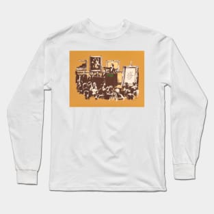 Banksy Morons Artwork Long Sleeve T-Shirt